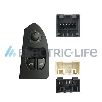 ELECTRIC LIFE Выключатель, стеклолодъемник ZRFTP76003